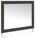 Hollivern - Dark Gray - Bedroom Mirror - Simple Home Plus