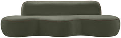 Swerve - Velvet 101" Upholstered Sofa - Simple Home Plus