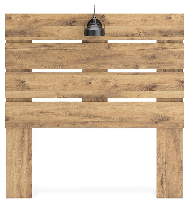 Larstin - Full Panel Headboard - Brown - Simple Home Plus