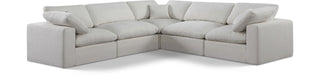 Comfy - 5 Piece Linen Modular Corner Sectional - Simple Home Plus