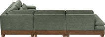 Turin - Chenille Fabric Upholstered Modular Sectional - Green - Simple Home Plus