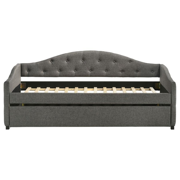 Sadie - Upholstered Daybed With Trundle - Simple Home Plus