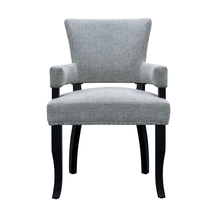 Dawson - Arm Dining Chair - Gray - Simple Home Plus