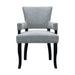 Dawson - Arm Dining Chair - Gray - Simple Home Plus