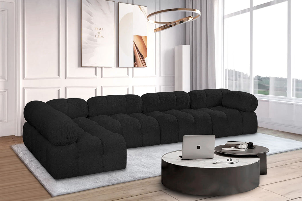 Ames - 5 Piece Modular L-Shaped Sectional - Simple Home Plus