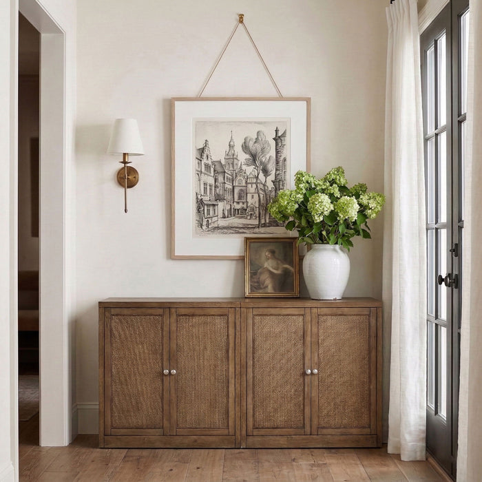 Vero - Solid Wood And Oak Venee Sideboard/Buffet - Simple Home Plus