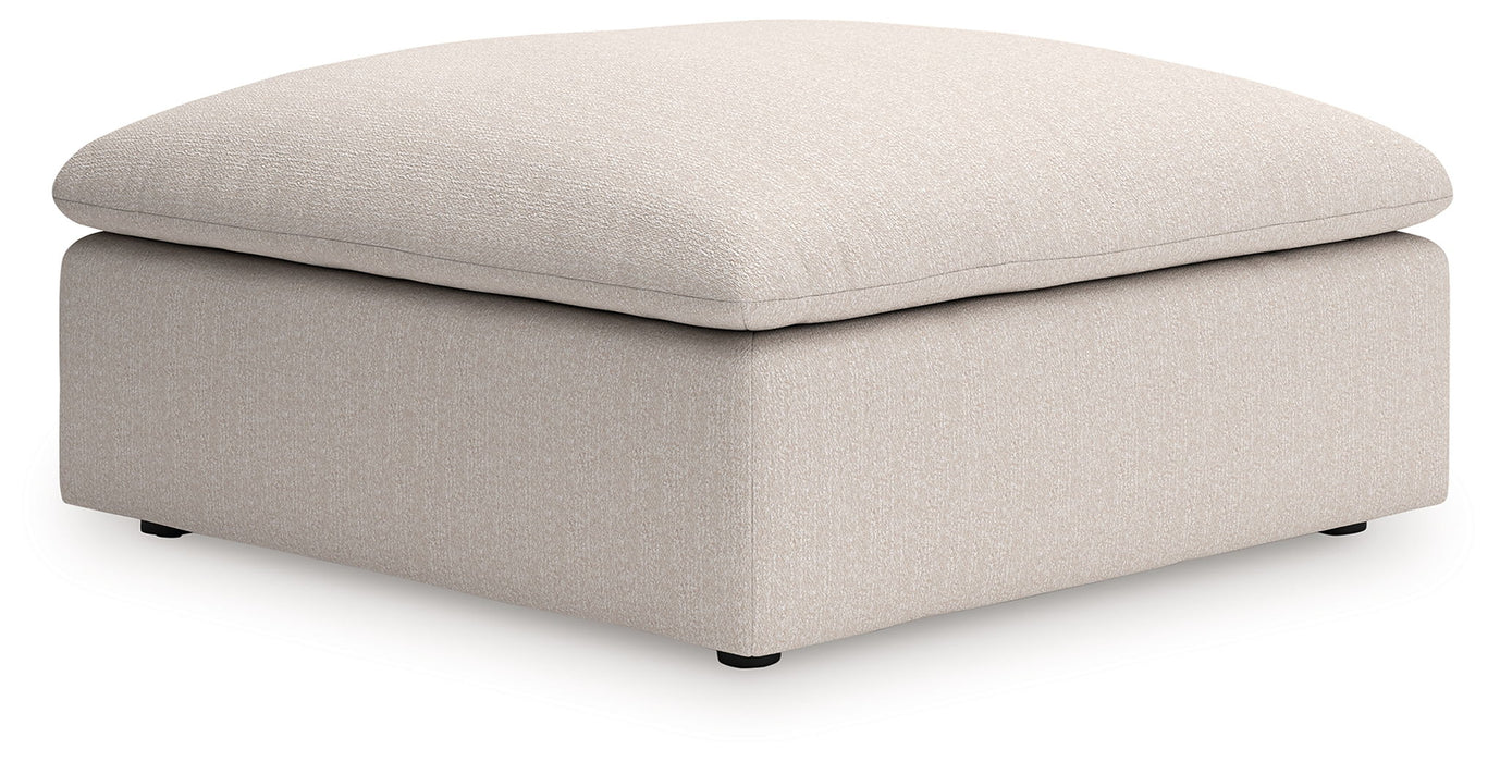 Whitehaven - Oyster - Oversized Accent Ottoman - Simple Home Plus