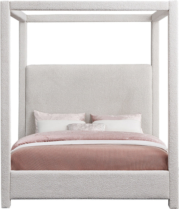 Eden - Boucle Fabric Upholstered Bed - Simple Home Plus