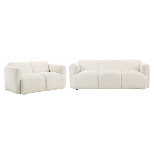 Dorset - Upholstered Round Track Arm Sofa Set - Simple Home Plus