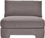 Hammond - Velvet Performance Fabric Upholstered Armless Chair - Simple Home Plus
