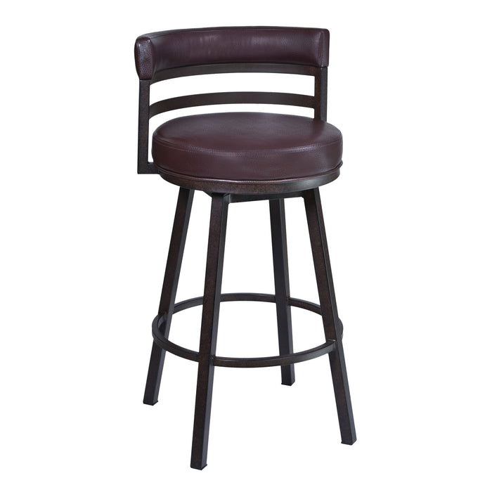 Madrid - Swivel Bar Stool - Auburn Bay - Simple Home Plus