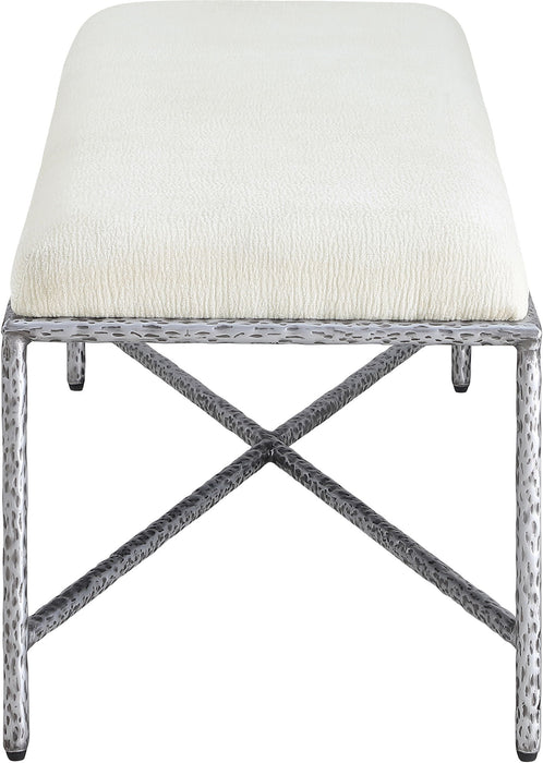 Valley - Bench With Silver Frame - Simple Home Plus