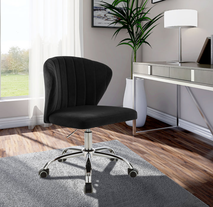 Finley - Office Chair with Chrome Legs - Simple Home Plus
