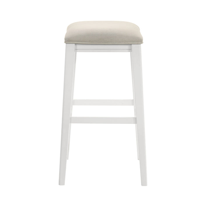 Jane - Contemporary Transitional Wood Bar Height Kitchen Bar Stool - Simple Home Plus
