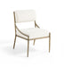 Bastille - Upholstered Dining Side Chair (Set of 2) - Brass Frame - Simple Home Plus
