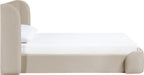 Warby - Vegan Leather Upholstered Bed - Simple Home Plus