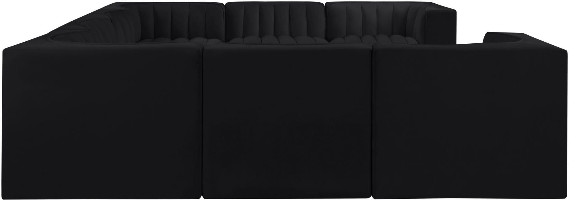 Rummi - Velvet Performance Fabric Upholstered Modular Sectional - Simple Home Plus