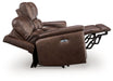 Bleckley - Power Reclining Loveseat With Console / Adjustable Headrest - Simple Home Plus