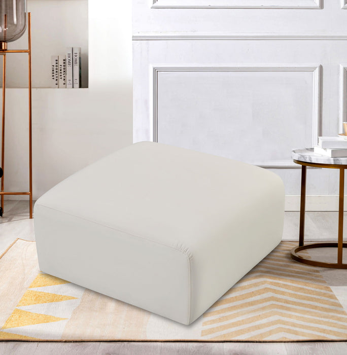 Arc - Faux Leather Ottoman - Simple Home Plus