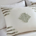 Tahli - 3 Piece Cotton Blend Chenille Duvet Cover Set - Green - Simple Home Plus