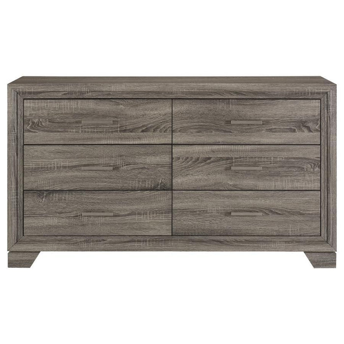 Wright - 6-Drawer Dresser Cabinet - Simple Home Plus