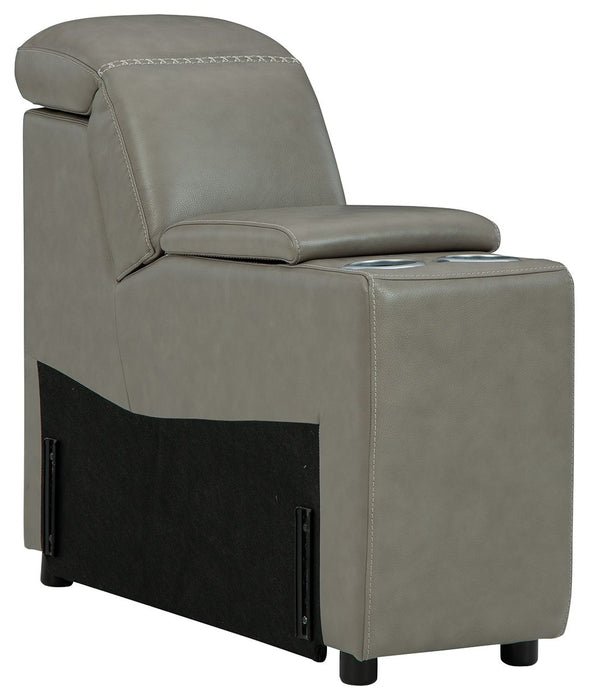 Correze - Console with Storage - Gray - Simple Home Plus