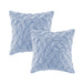 Cassandra - Queen 8 Piece Printed Comforter Set - Blue - Simple Home Plus