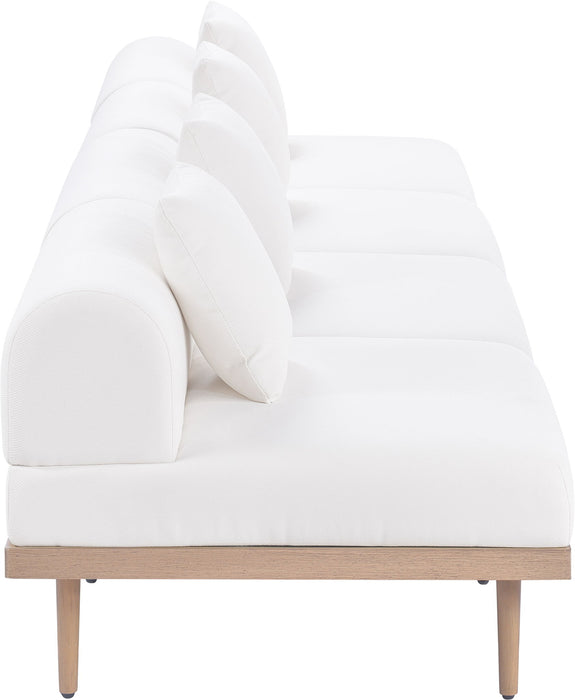 Laguna - 4 Piece 142" Upholstered Outdoor Patio Modular Armless Sofa - Simple Home Plus