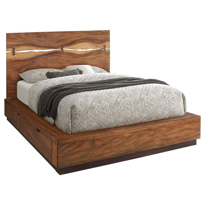 Winslow - Wood Storage Panel Bed - Simple Home Plus