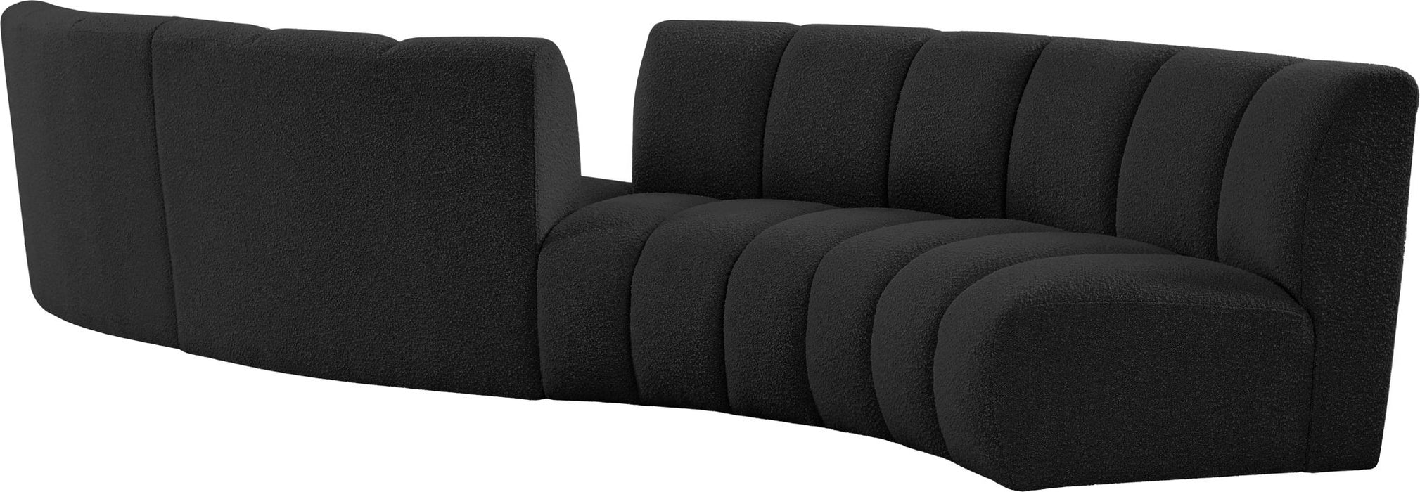 Infinity - 4 Piece Boucle Modular Sectional - Simple Home Plus