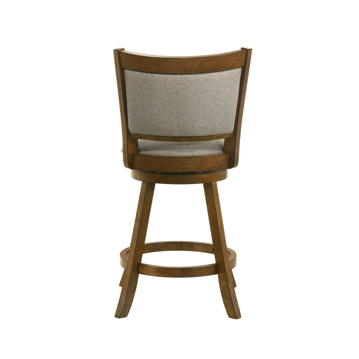Aiden - Modern Farmhouse Swivel Wood Counter Height Kitchen Bar Stool - Simple Home Plus