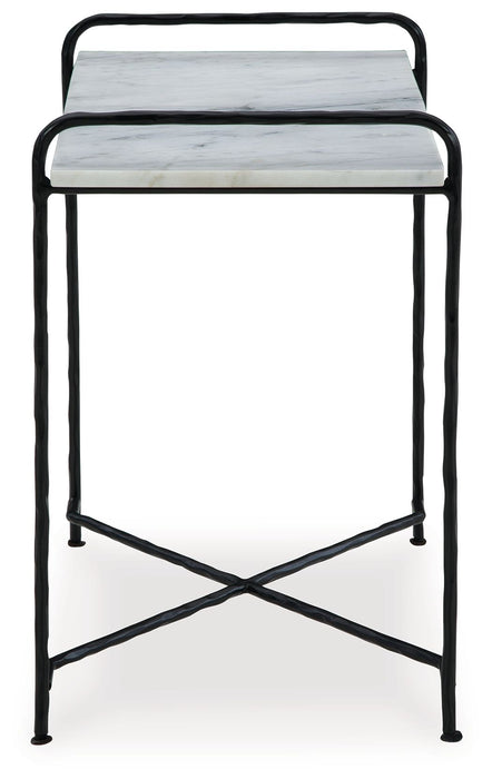Ashber - White / Black - Accent Table - Simple Home Plus