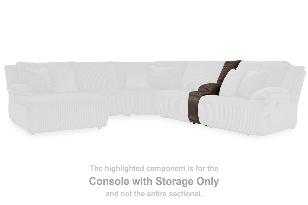 Top Tier - Console With Storage - Chocolate - Simple Home Plus