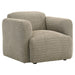 Dorset - Fabric Upholstered Round Track Arm Accent Chair - Simple Home Plus