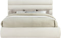 Adam - Chenille Fabric Bed With 52" Headboard - Simple Home Plus