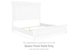 Kanwyn - Queen Panel Rails - Whitewash - Simple Home Plus