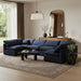 Indulge - Velvet 6 Piece Modular U-Shaped Sectional - Simple Home Plus