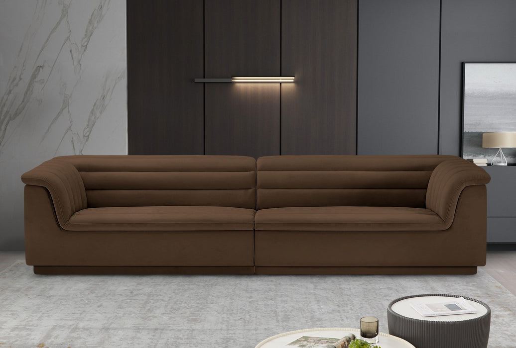 Cascade - Velvet Modular Sofa - Simple Home Plus