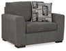 Gardiner - 2 Pc. - Chair And A Half, Ottoman - Pewter - Simple Home Plus