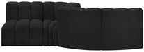 Arc - Boucle Fabric 4 Piece Sofa - Simple Home Plus