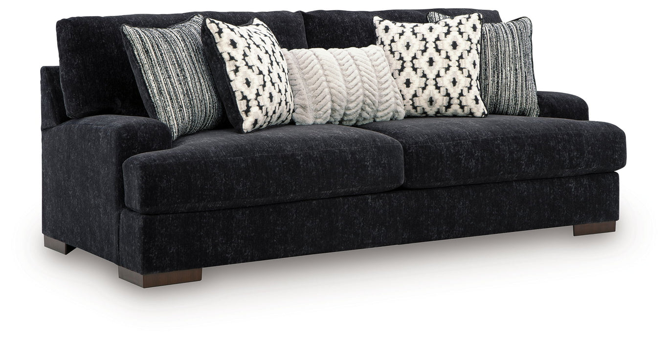 Whitmore Manor - Sofa - Black Pearl - Simple Home Plus