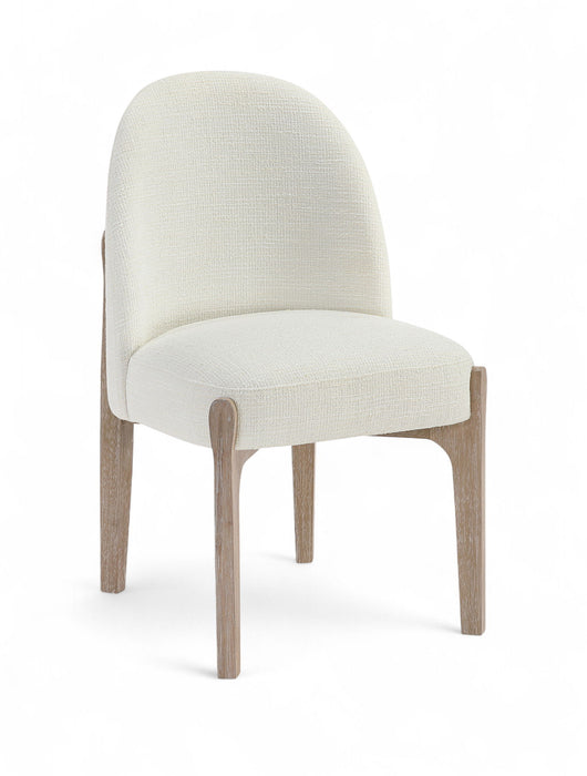 Torino - Upholstered Dining Chair With Brushed Natural Base (Set of 2) - Simple Home Plus