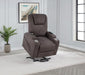 Louie - Chenille Upholstered Power Lift Massage Chair - Simple Home Plus