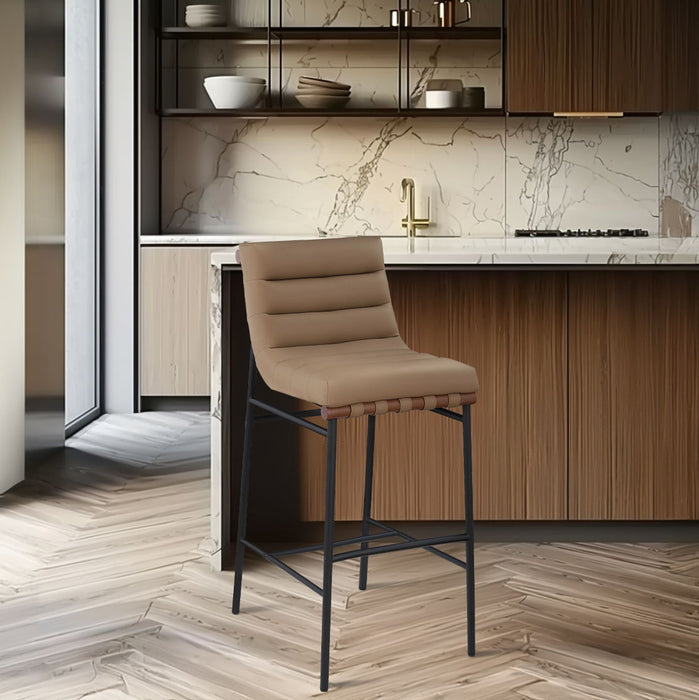 Burke - Bar Stool - Tan - Simple Home Plus