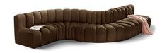 Arc - Velvet 7 Piece Modular Sofa - Simple Home Plus