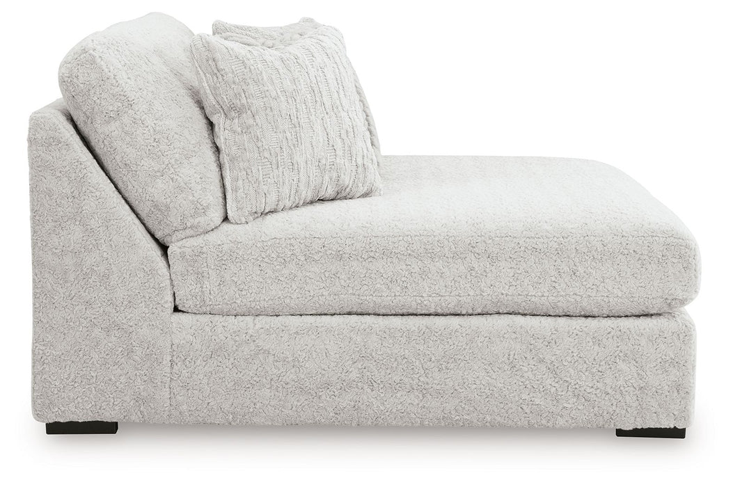 Cuddle Plush - Oversized Armless Chaise - Arctic - Simple Home Plus