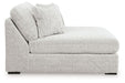 Cuddle Plush - Oversized Armless Chaise - Arctic - Simple Home Plus