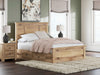 Makidern - Panel Storage Bed With 2 Under Bed Storage Units - Simple Home Plus