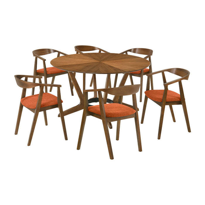 Santana - Round Dining Table Set - Simple Home Plus