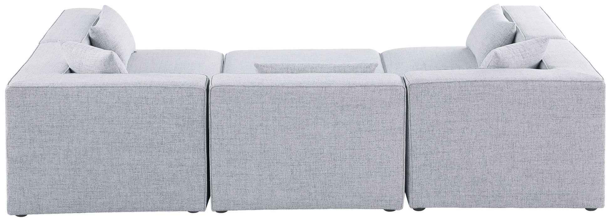 Cube - Linen 6 Piece Modular Sectional - Simple Home Plus